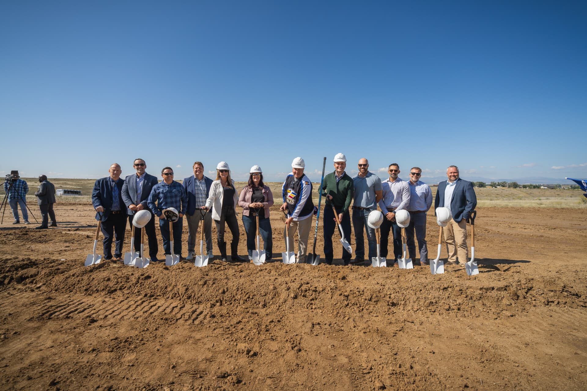 Groundbreaking ceremony for the Cascadia project